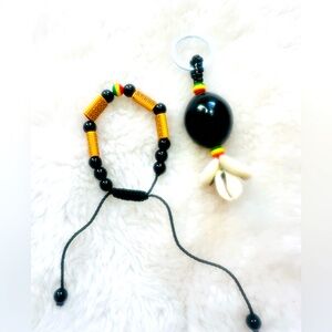 🇸🇳 Senegal Keychain and Bracelet Set